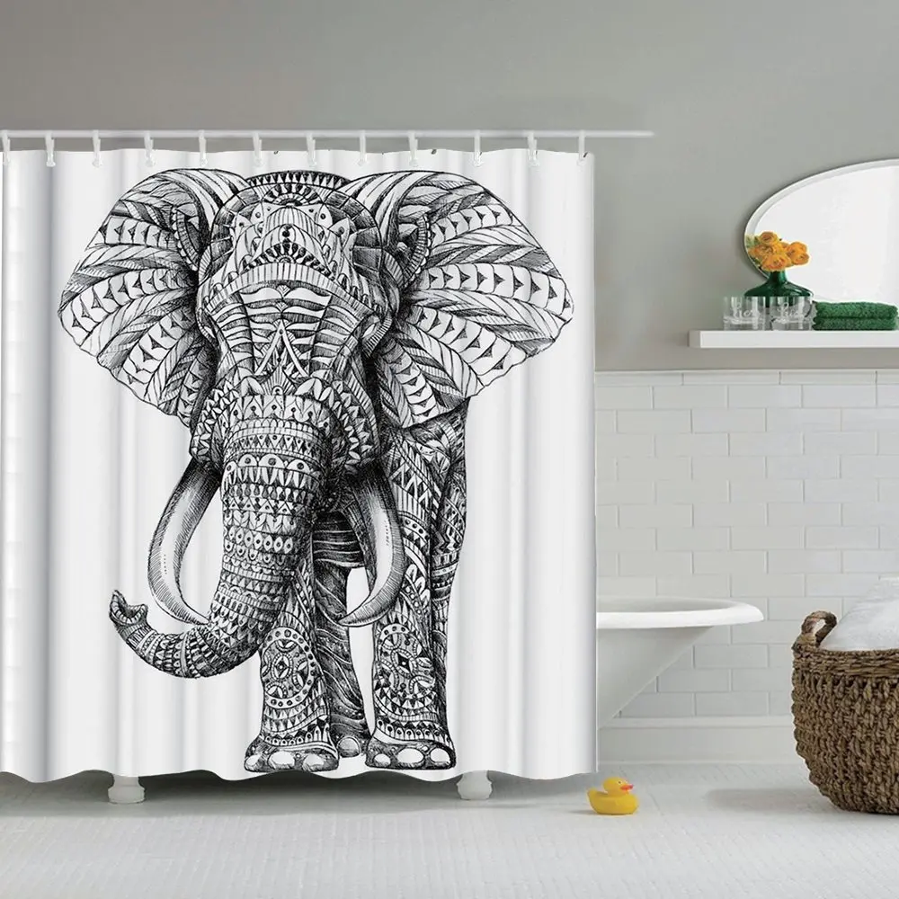 Dafield Elephant Shower Curtain Elephant Abstract Vintage Indian Colorful Bohemian Boho Style Oil Painting Shower Curtain
Dafield Elephant Shower Curtain Elephant Abstract Vintage Indian Colorful Bohemian Boho Style Oil Painting Shower Curtain