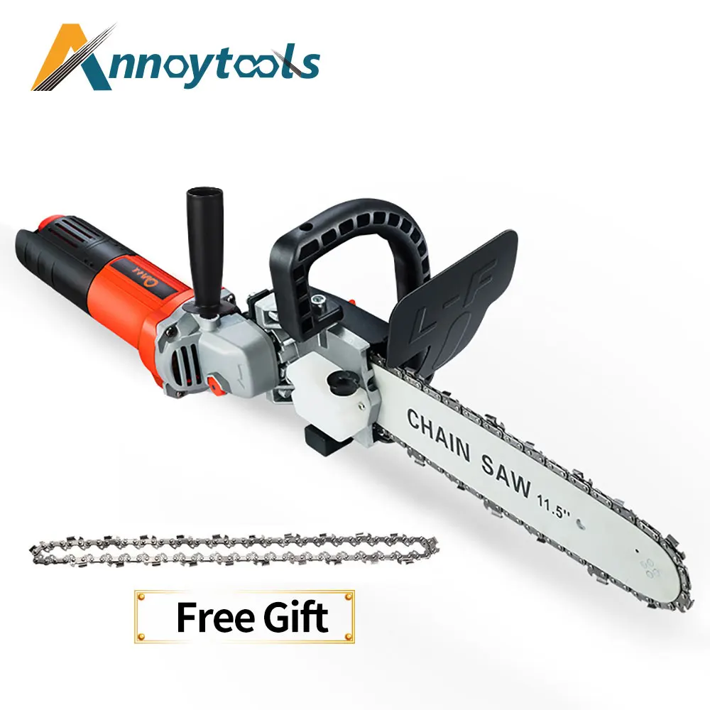 Multifunction Electric Chain Saw 11.5 Inch Chainsaw Bracket Woodworking angle grinder chain saw modified portable
Multifunction Electric Chain Saw 11.5 Inch Chainsaw Bracket Woodworking angle grinder chain saw modified portable