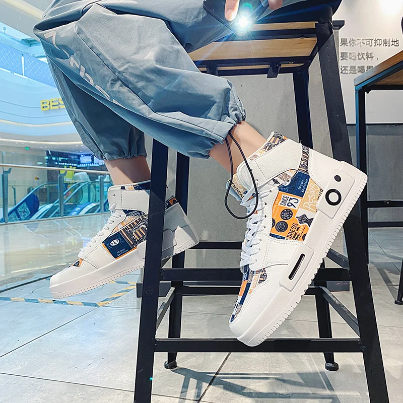 Maycaur New Autumn High Top Sneakers Mens Light Sneakers Men Breathable Fashion Casual Running Men Shoes Platform Shoes Men Vans
Maycaur New Autumn High Top Sneakers Mens Light Sneakers Men Breathable Fashion Casual Running Men Shoes Platform Shoes Men Vans