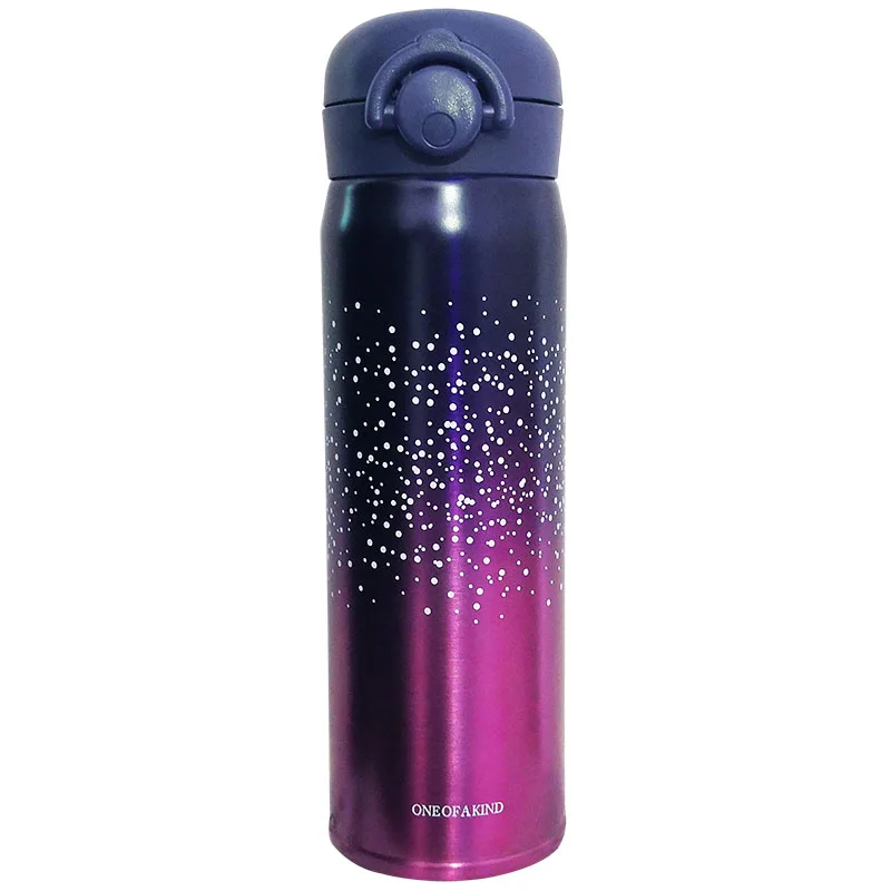350/500ML Starry Sky 304 Stainless Steel Cold Water Vacuum Flask Portable Winter Hike Leak-Proof Thermos Coffee Water Bottle
350/500ML Starry Sky 304 Stainless Steel Cold Water Vacuum Flask Portable Winter Hike Leak-Proof Thermos Coffee Water Bottle
