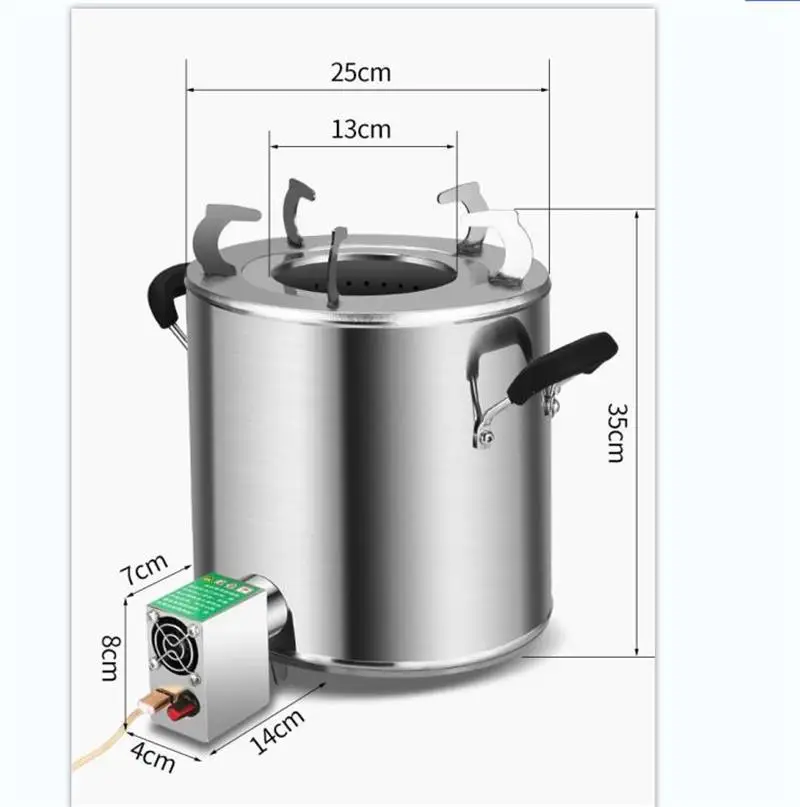 268 Wood Stoves with Blower Outdoor Camping Equipment Windproof Wood Stoves Furnace Deconstructable Portable Picnic Stoves
268 Wood Stoves with Blower Outdoor Camping Equipment Windproof Wood Stoves Furnace Deconstructable Portable Picnic Stoves