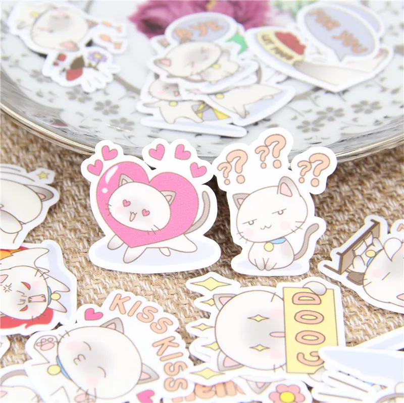 New 40 pcs Cute cat expression for phone car Label Decorative Stationery Stickers Scrapbooking DIY Diary Album toy Sticker
New 40 pcs Cute cat expression for phone car Label Decorative Stationery Stickers Scrapbooking DIY Diary Album toy Sticker