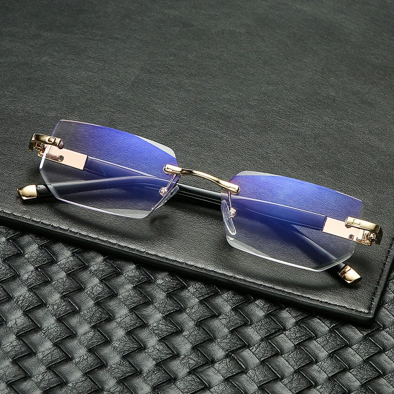 Rimless Metal Frame Glasses For Man and Woman Fashional Design New Arrival Anti-Blue Light Reading Eyewears
Rimless Metal Frame Glasses For Man and Woman Fashional Design New Arrival Anti-Blue Light Reading Eyewears