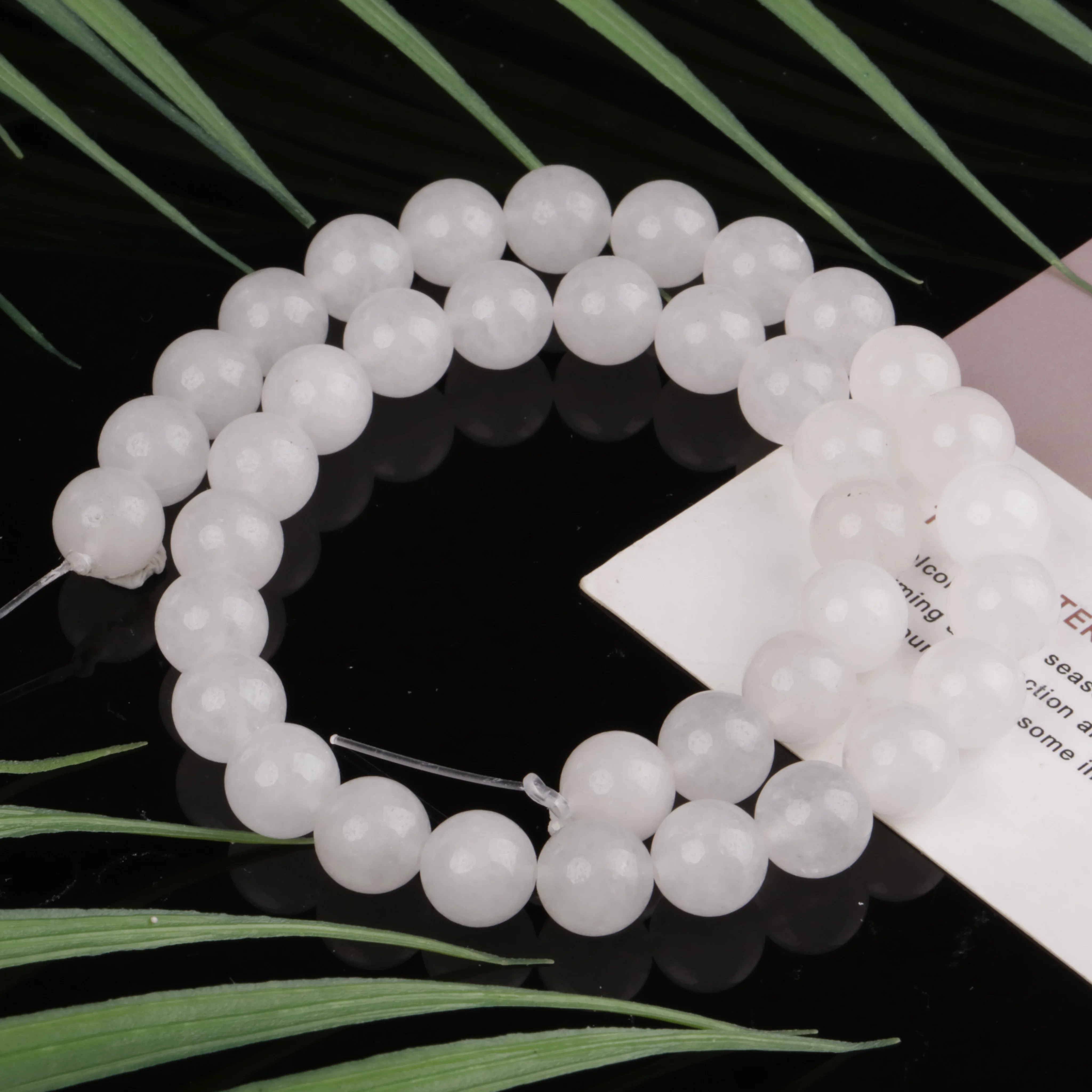 White Agate Loose Beads 8mm Natural Stone Beads Fit For Diy Jewelry Making Bracelet Neckalce Holiday Birthday Gift Accessories
White Agate Loose Beads 8mm Natural Stone Beads Fit For Diy Jewelry Making Bracelet Neckalce Holiday Birthday Gift Accessories