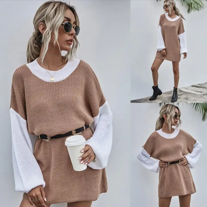 Dress Lady Long Sleeve Khaki Spring And Autumn Dress For Women Patchwork Looes Ladies Dresses Vestidos Vintage Party Dress Robe
Dress Lady Long Sleeve Khaki Spring And Autumn Dress For Women Patchwork Looes Ladies Dresses Vestidos Vintage Party Dress Robe