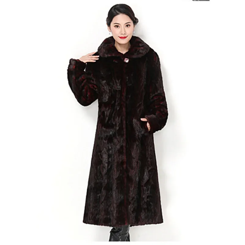 Mom fashion faux fur coat black wine red 5XL plus size slim winter new korean long sleeve leisure faux fur jacket feminina LR454
Mom fashion faux fur coat black wine red 5XL plus size slim winter new korean long sleeve leisure faux fur jacket feminina LR454
