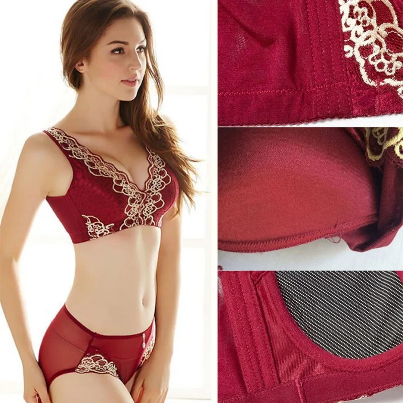 Sexy Lace Push Up Underwear Embroidery Full Cup Brassiere Floral Wireless Sexy Women Vest Bra Brassiere
Sexy Lace Push Up Underwear Embroidery Full Cup Brassiere Floral Wireless Sexy Women Vest Bra Brassiere