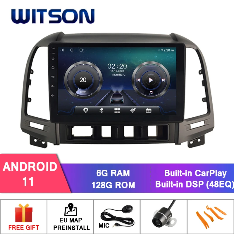 Автомобильная DVD-система WITSON на Android 11 для HYUNDAI Santa Fe 2018, автомобильный мультимедийный плеер, стерео, автоаудио, GPS-навигация, DVD-видео
Автомобильная DVD-система WITSON на Android 11 для HYUNDAI Santa Fe 2018, автомобильный мультимедийный плеер, стерео, автоаудио, GPS-навигация, DVD-видео
