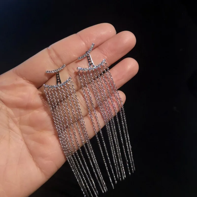 2021 New Trend Long Tassel Earrings For Women Party Gift High Quality Female Large Unusual Earrings
2021 New Trend Long Tassel Earrings For Women Party Gift High Quality Female Large Unusual Earrings