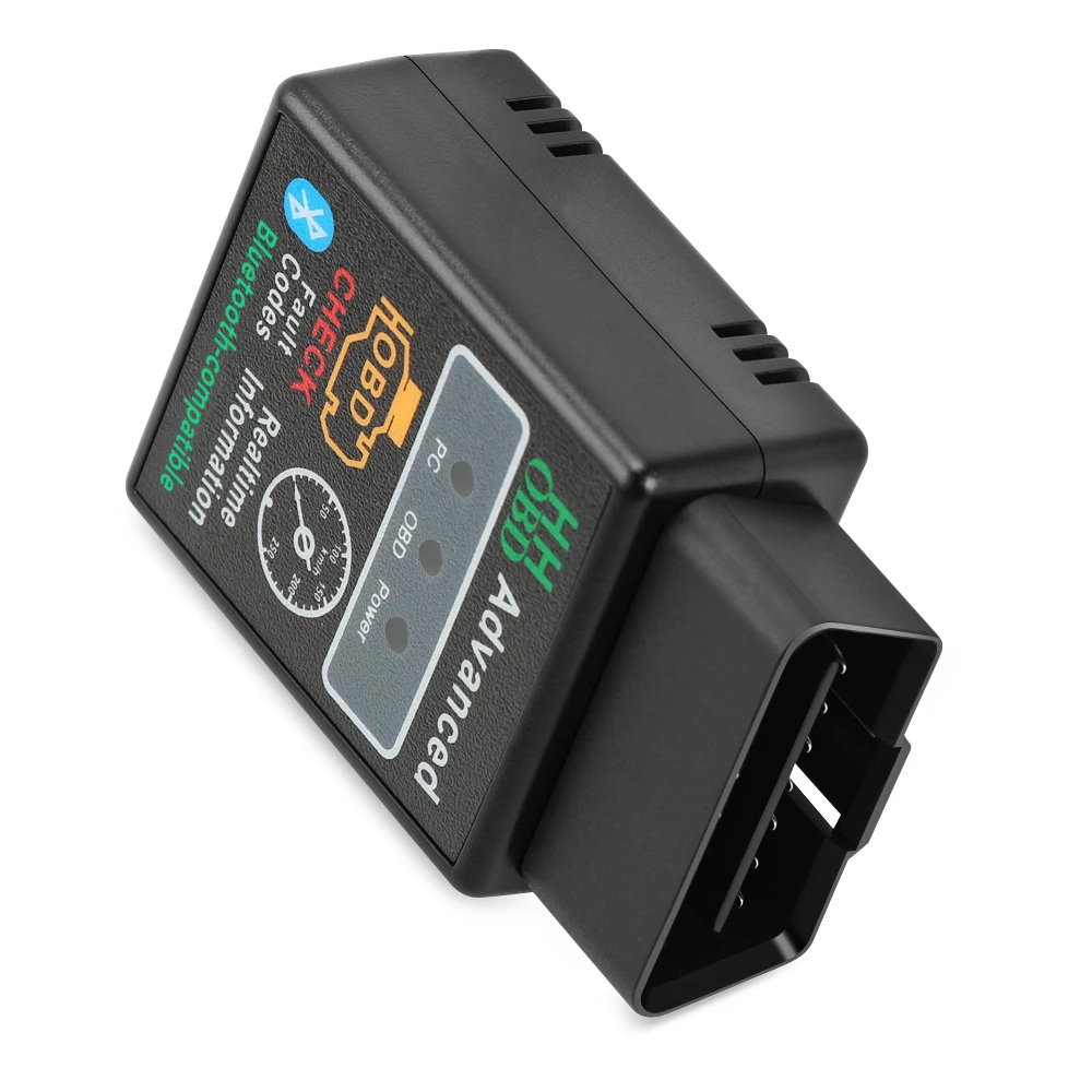 Диагностический сканер OBD2 HH OBD ELM327 V2.1 прибор для диагностики автомобиля