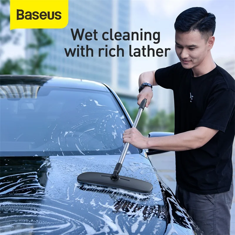 Baseus Швабра Автомобильная съемная регулируемая моющаяся для мытья автомобиля