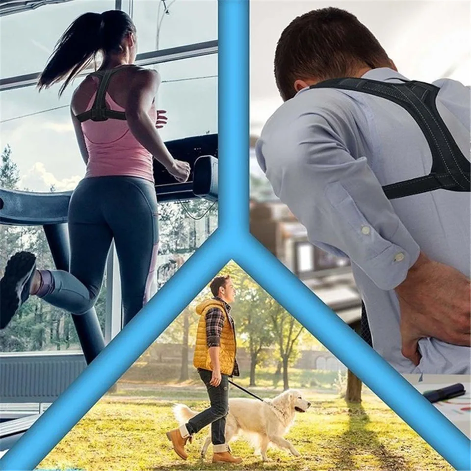 Корректор осанки Getinfit для верхней части спины Регулируемый бандаж ключиц