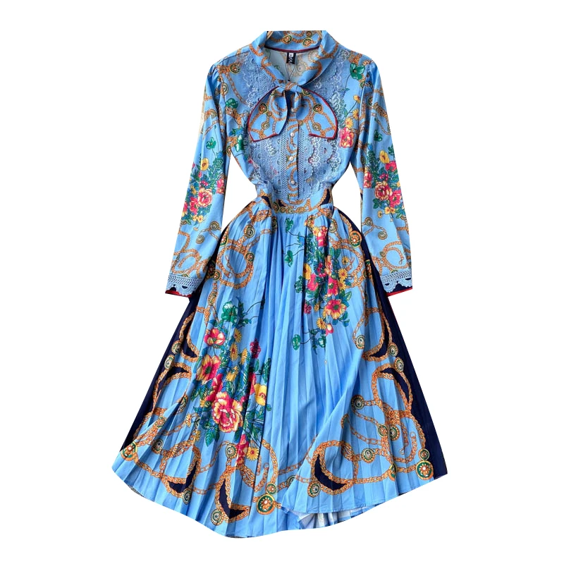 The new 2021 French vintage dress lace-up round neck long sleeve lace hollow out hook flower decoration fairy s
The new 2021 French vintage dress lace-up round neck long sleeve lace hollow out hook flower decoration fairy s
