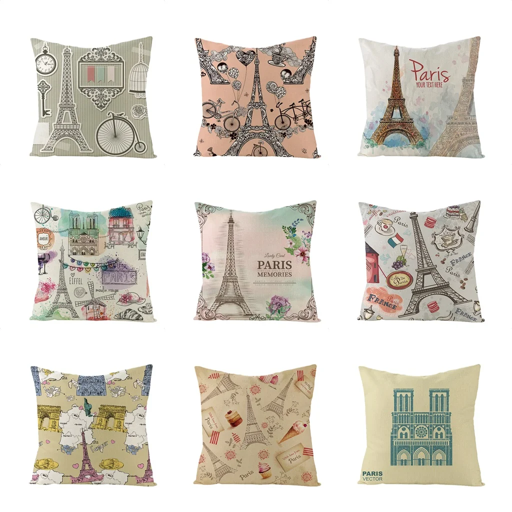 City Building Tower Paris Printing Pillowcase Home Decoration Linen Sofa Pillow Case Chair Car Comfortable Cushion Cover 45*45cm
City Building Tower Paris Printing Pillowcase Home Decoration Linen Sofa Pillow Case Chair Car Comfortable Cushion Cover 45*45cm