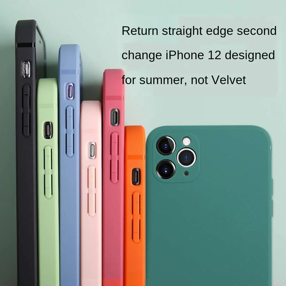 Square Liquid Silicone Original Case for iPhone 11 Pro X XS Max XR 7 8 6 6s Plus Color Phone Soft Cover
Square Liquid Silicone Original Case for iPhone 11 Pro X XS Max XR 7 8 6 6s Plus Color Phone Soft Cover