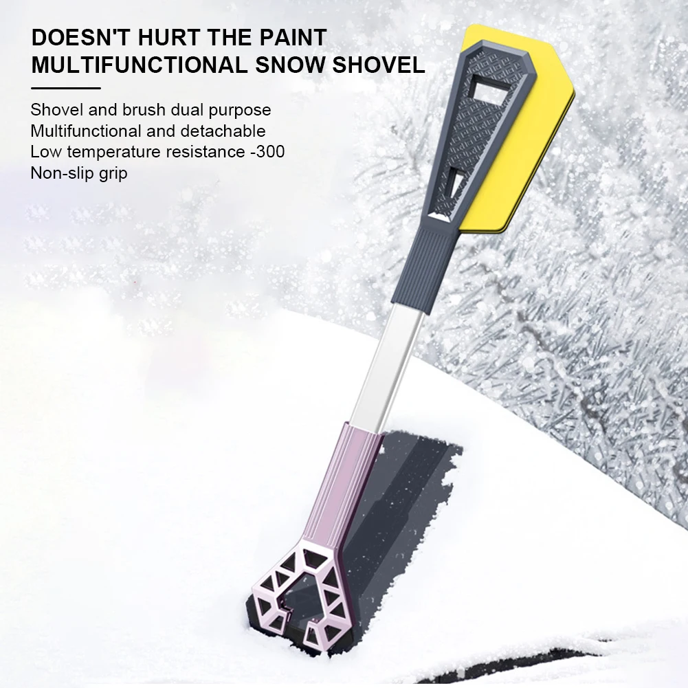 Dual Ends Detachable Car Snow Shovel Auto Snow Ice Scraper Windshield Snow Brush Remover Non-Slip Grip Cleaning Tool Accessories
Dual Ends Detachable Car Snow Shovel Auto Snow Ice Scraper Windshield Snow Brush Remover Non-Slip Grip Cleaning Tool Accessories