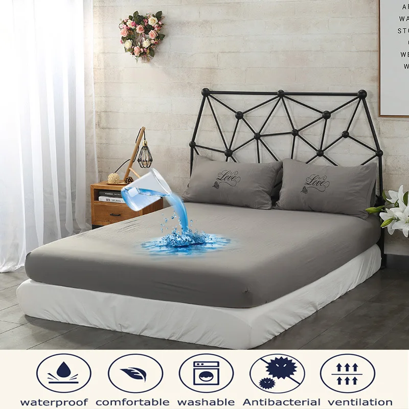 100% Waterproof Mattress Covers Solid Color Smooth Bedspread Diaphragmatic Diaphragmatic Breathable Anti Mite Protective Pad
100% Waterproof Mattress Covers Solid Color Smooth Bedspread Diaphragmatic Diaphragmatic Breathable Anti Mite Protective Pad