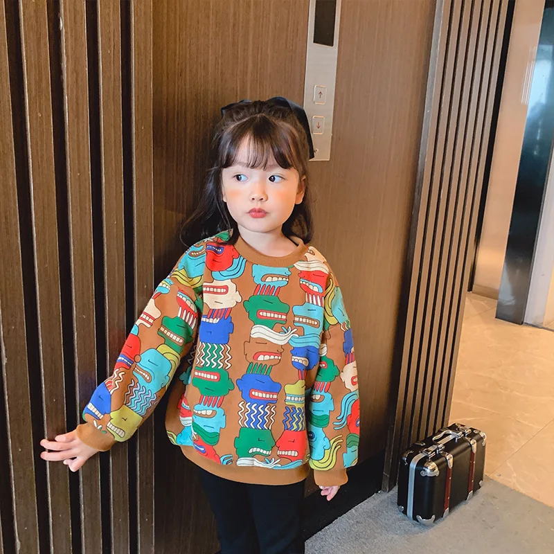 Fashion Print Winter Warm Sweater Girls Costume Long Sleeve Plus Velvet Cotton For Boys Kids Clothes Tops Cartoons High Quality
Fashion Print Winter Warm Sweater Girls Costume Long Sleeve Plus Velvet Cotton For Boys Kids Clothes Tops Cartoons High Quality