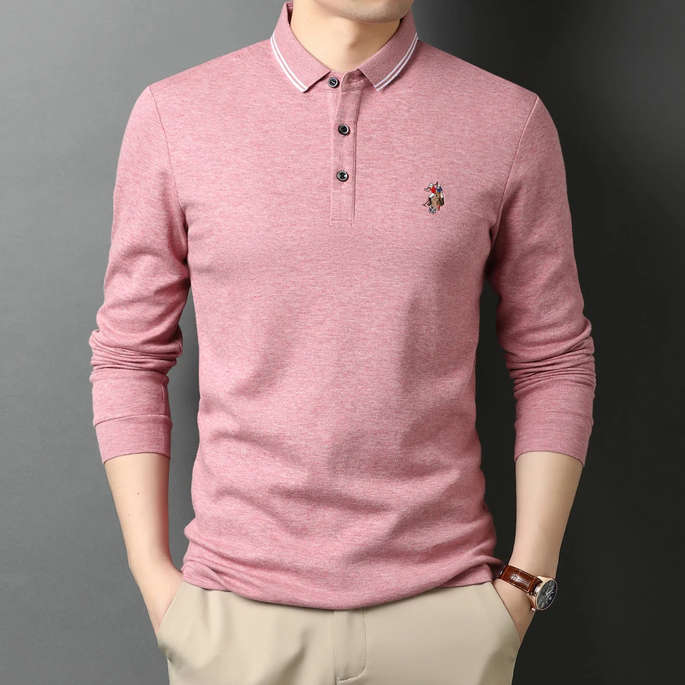 New Summer Brand Mens Designer Polo Shirts Cotton Spandex Plain Solid Color Short Sleeve Casual Tops Fashions Men's Clothing
New Summer Brand Mens Designer Polo Shirts Cotton Spandex Plain Solid Color Short Sleeve Casual Tops Fashions Men's Clothing