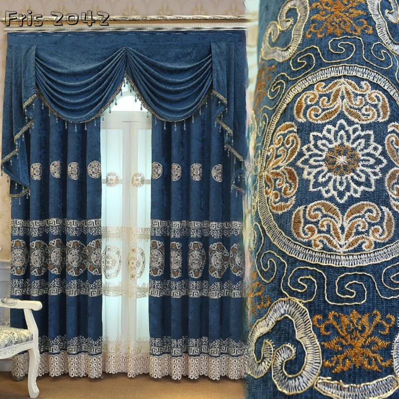 2021 Chenille Embroidered Curtains Customized Finished Shading Curtains for Living Dining Room Bedroom
2021 Chenille Embroidered Curtains Customized Finished Shading Curtains for Living Dining Room Bedroom