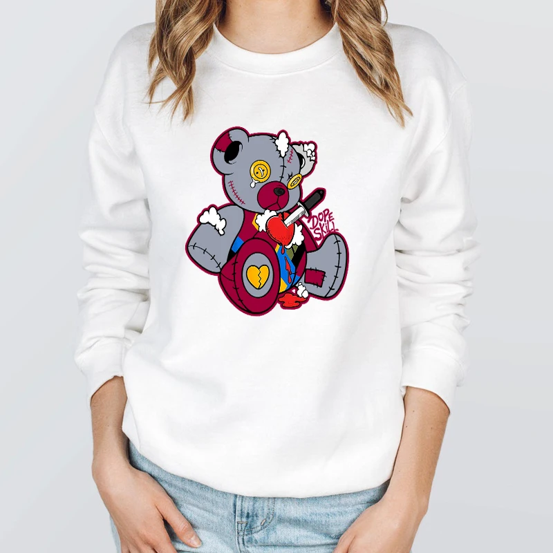 Injury Teddy Bear Print Streetwear Women Hoodies Warm Wool Loose Sports Long Sleeved Pullovers Hip Hop Men Sweatshirts S-4XL
Injury Teddy Bear Print Streetwear Women Hoodies Warm Wool Loose Sports Long Sleeved Pullovers Hip Hop Men Sweatshirts S-4XL