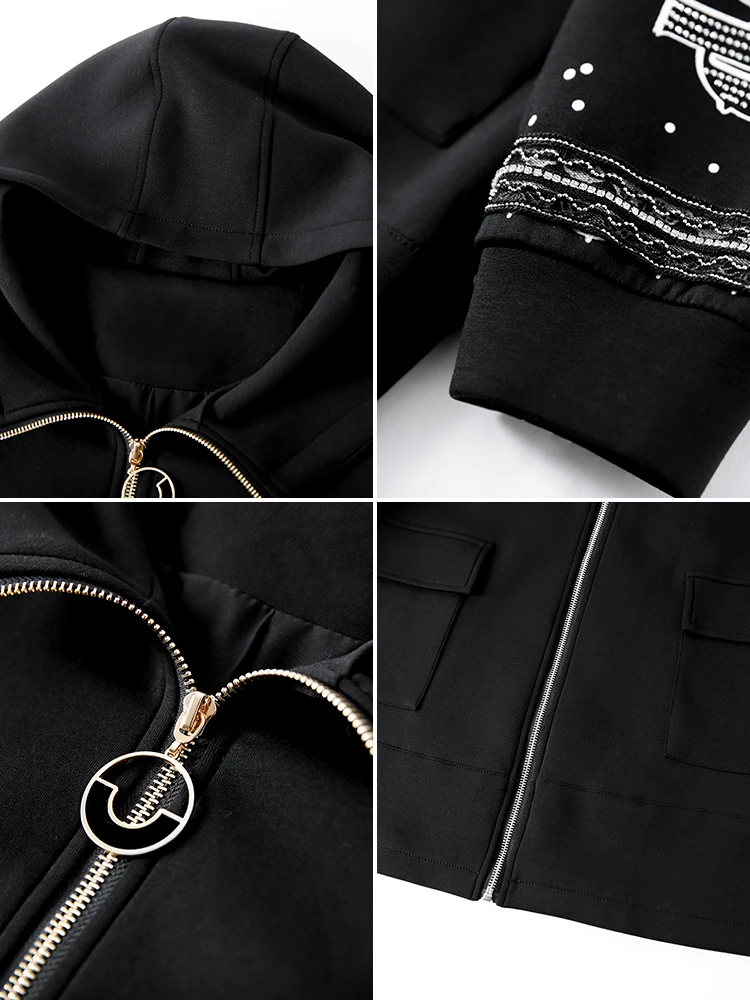 XUXI Spring Autumn 2020 Women Coat Fashion Letter Printing Streetwear Long Sleeve Slim Hooded-Collar Femme Tops Clothes FZ3422
XUXI Spring Autumn 2020 Women Coat Fashion Letter Printing Streetwear Long Sleeve Slim Hooded-Collar Femme Tops Clothes FZ3422