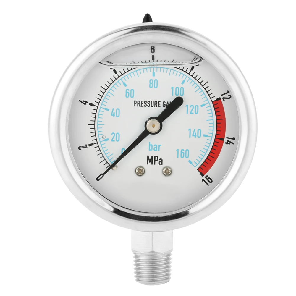 0 ~ 160 бар/0 ~ 16 МПа двойные весы 60 мм циферблат воздуха гидравлический датчик давления воды для измерения Бар/МПа 
0 ~ 160 бар/0 ~ 16 МПа двойные весы 60 мм циферблат воздуха гидравлический датчик давления воды для измерения Бар/МПа