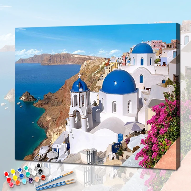 PhotoCustom Oil Paint By Numbers Kits Scenery Painting By Numbers On Canvas Frameless 60x75cm DIY Landscape Home Decor
PhotoCustom Oil Paint By Numbers Kits Scenery Painting By Numbers On Canvas Frameless 60x75cm DIY Landscape Home Decor