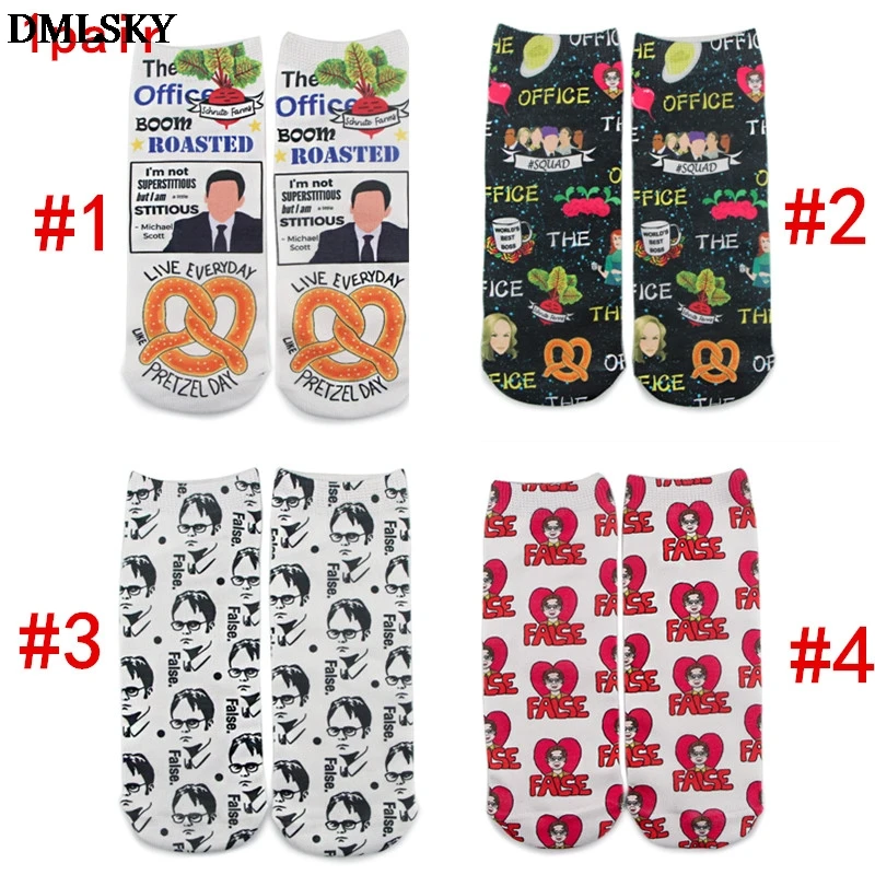 DMLSKY Office TV Funny Socks Women Men Fashion 3D Printed Cotton Socks Cartoon Socks Novelty Socks M4385
DMLSKY Office TV Funny Socks Women Men Fashion 3D Printed Cotton Socks Cartoon Socks Novelty Socks M4385