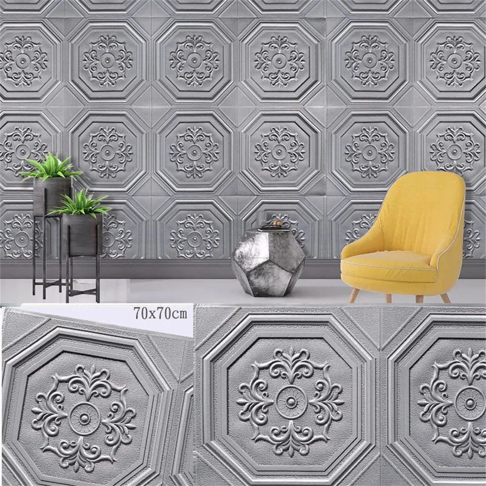 3D Wall Stickers Brick stone pattern Self-Adhesive Wall paper Waterproof DIY 70*70cm Marble Brick Wall Papers for Kids Room
3D Wall Stickers Brick stone pattern Self-Adhesive Wall paper Waterproof DIY 70*70cm Marble Brick Wall Papers for Kids Room