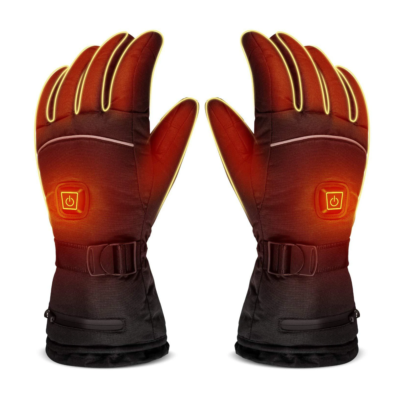 Winter Heated Gloves Rechargeable Electric Motorcycle Gloves and Ski Gloves Waterproof Touch Screen Electric Heating Warm Gloves 
Winter Heated Gloves Rechargeable Electric Motorcycle Gloves and Ski Gloves Waterproof Touch Screen Electric Heating Warm Gloves