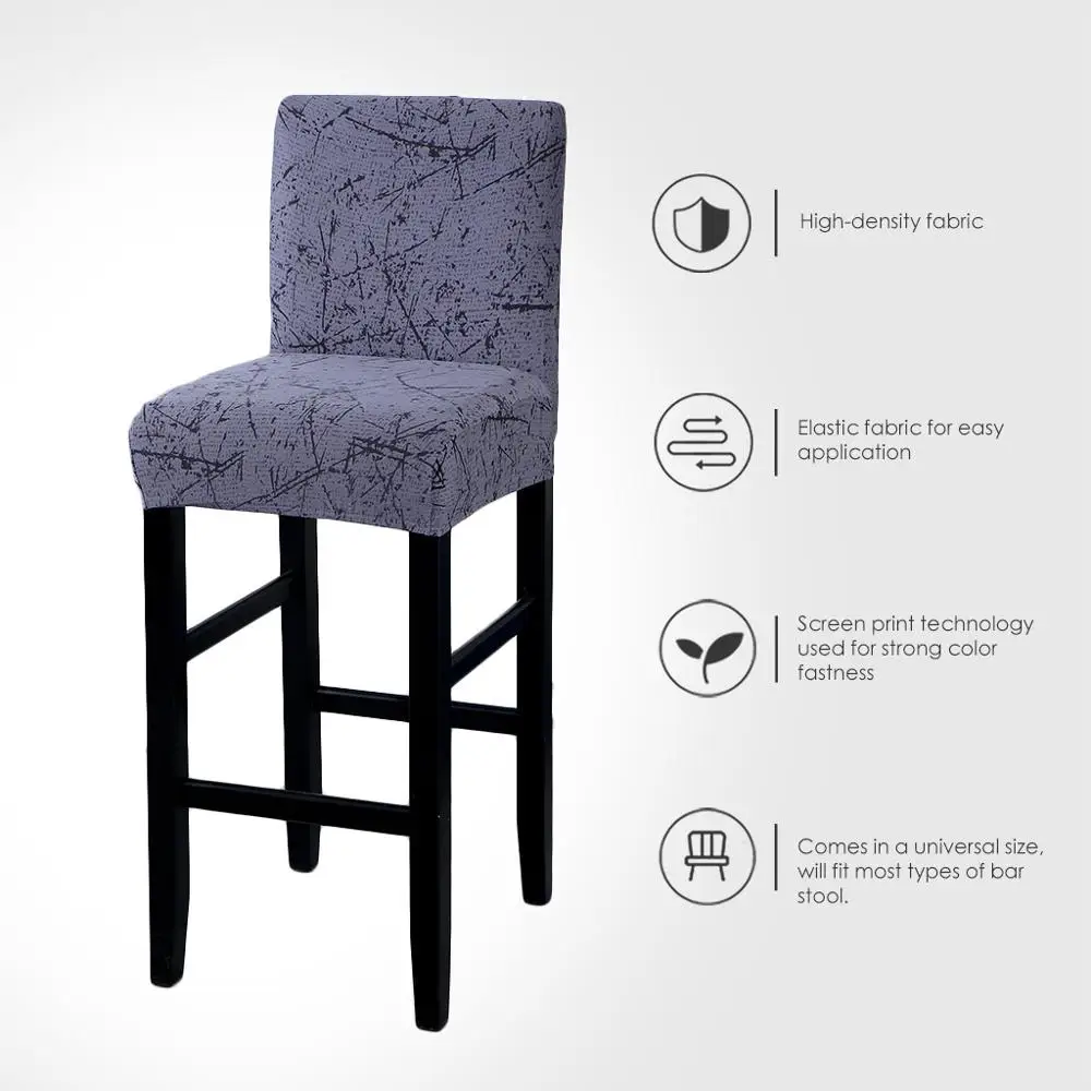 Bar Stool Chair Cover with Backs Stretch Printed Chair Slipper Cover for Club Housse De Chaise
Bar Stool Chair Cover with Backs Stretch Printed Chair Slipper Cover for Club Housse De Chaise