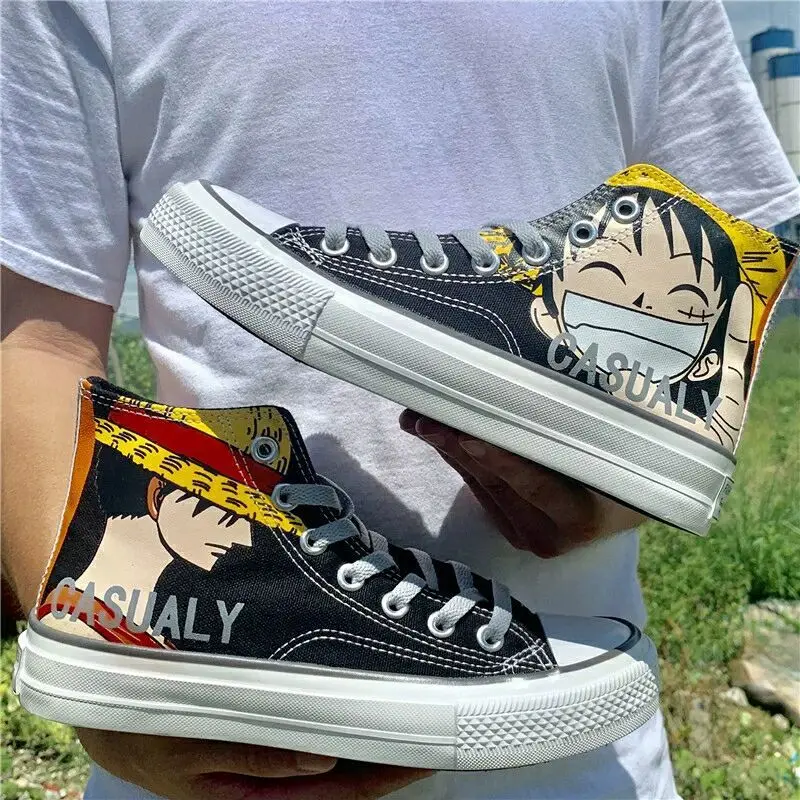 Men's High-top Canvas Shoes Spring Latest Trend Anime Men's and Women's High-top Canvas Shoes Graffiti Casual Shoes Sneakers
Men's High-top Canvas Shoes Spring Latest Trend Anime Men's and Women's High-top Canvas Shoes Graffiti Casual Shoes Sneakers
