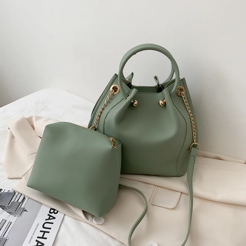 Fashion Women's Handbags Large Capacity Top-handle PU Leather Bucket Crossbody Bags for Women 2021 Casual Messenger Shoulder Bag
Fashion Women's Handbags Large Capacity Top-handle PU Leather Bucket Crossbody Bags for Women 2021 Casual Messenger Shoulder Bag