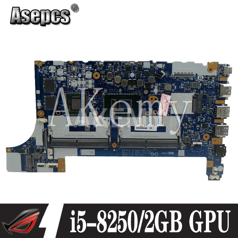 Материнская плата Akemy для ноутбука ThinkPad E480 E580 01LW922 оригинальная материнская 100%