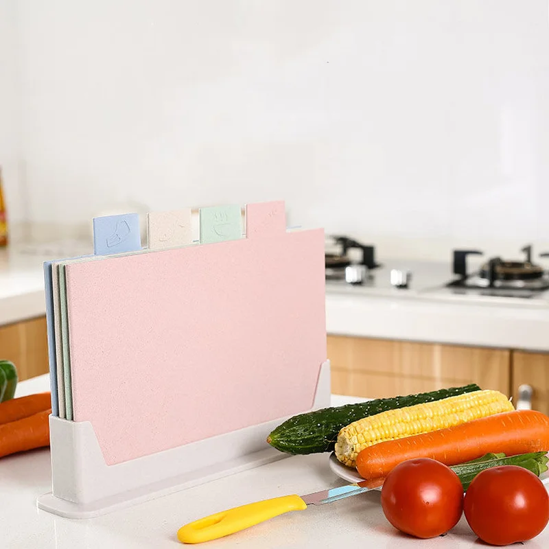 Wheat Cutting Board Antibacterial Household Cutting Board Sticky Board Baby Food Supplement Cutting Board Plastic Classification
Wheat Cutting Board Antibacterial Household Cutting Board Sticky Board Baby Food Supplement Cutting Board Plastic Classification