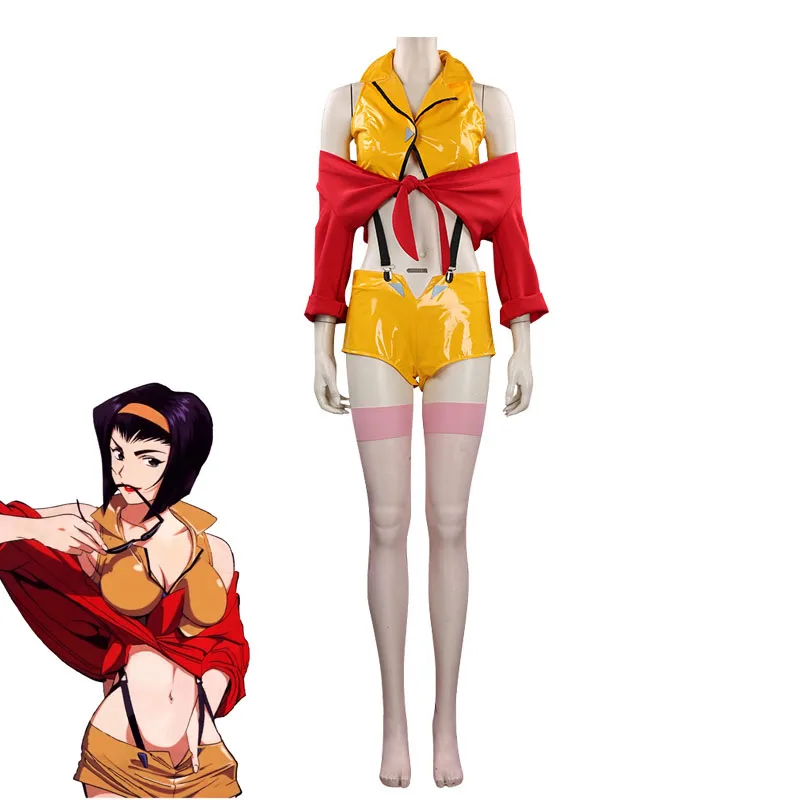 Cowboy Bebop Faye Valentine Cosplay Costume Sexy Anime Character Woman Full Outfit Christmas Halloween Disguise Clothing
Cowboy Bebop Faye Valentine Cosplay Costume Sexy Anime Character Woman Full Outfit Christmas Halloween Disguise Clothing