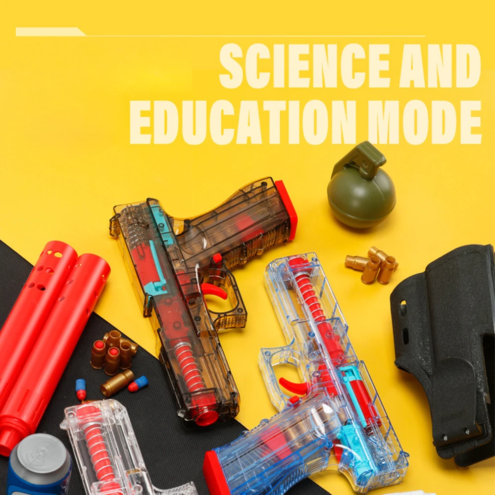 Shell-Throwing Soft Bullet Gun Can Fire Bullet For Children Indoor And Outdoor Combat Shooting Boy Manual Load Pistol Weapon Toy
Shell-Throwing Soft Bullet Gun Can Fire Bullet For Children Indoor And Outdoor Combat Shooting Boy Manual Load Pistol Weapon Toy