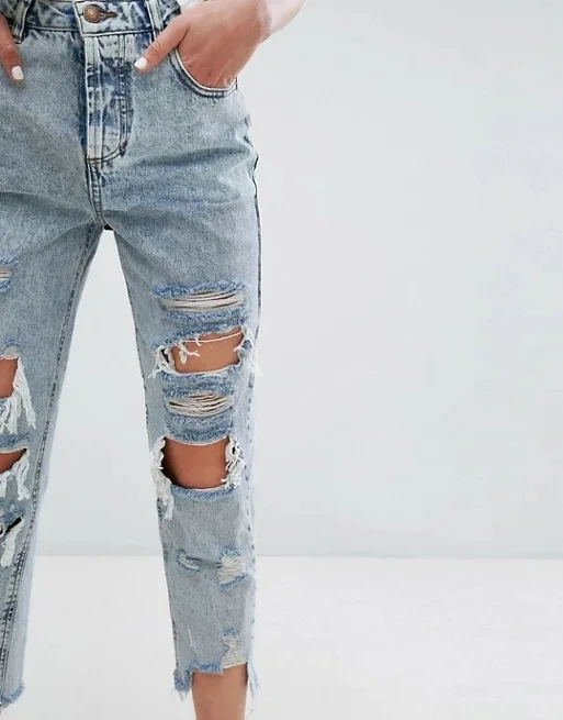 PLUS SIZE streetwear high waist jeans pants ankle-length pants custom logo print on product and package from 1pc dropship
PLUS SIZE streetwear high waist jeans pants ankle-length pants custom logo print on product and package from 1pc dropship