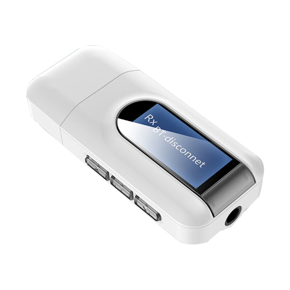 USB Stereo Music Wireless Adapter LCD Display USB Bluetooth 5.0 Dongle 2 in 1 Wireless Audio Transmitter Receiver Hot Sale
USB Stereo Music Wireless Adapter LCD Display USB Bluetooth 5.0 Dongle 2 in 1 Wireless Audio Transmitter Receiver Hot Sale