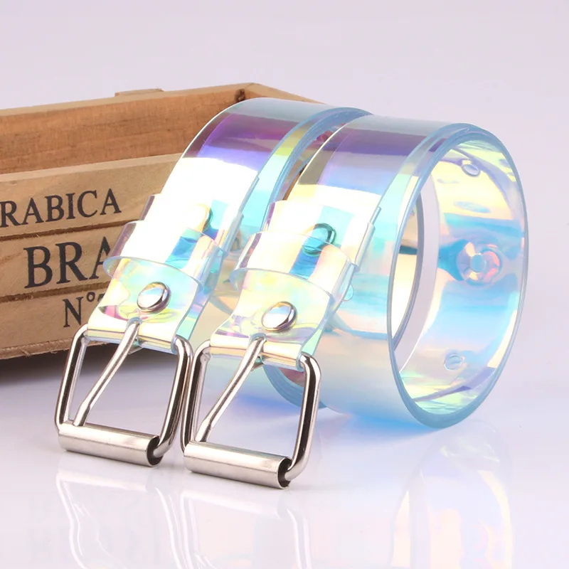 2020 New Fashion Transparent Women Belt Laser Holographic Clear Pin Buckle Wide Waist Bands Waistband Invisible Punk Waist Belt
2020 New Fashion Transparent Women Belt Laser Holographic Clear Pin Buckle Wide Waist Bands Waistband Invisible Punk Waist Belt