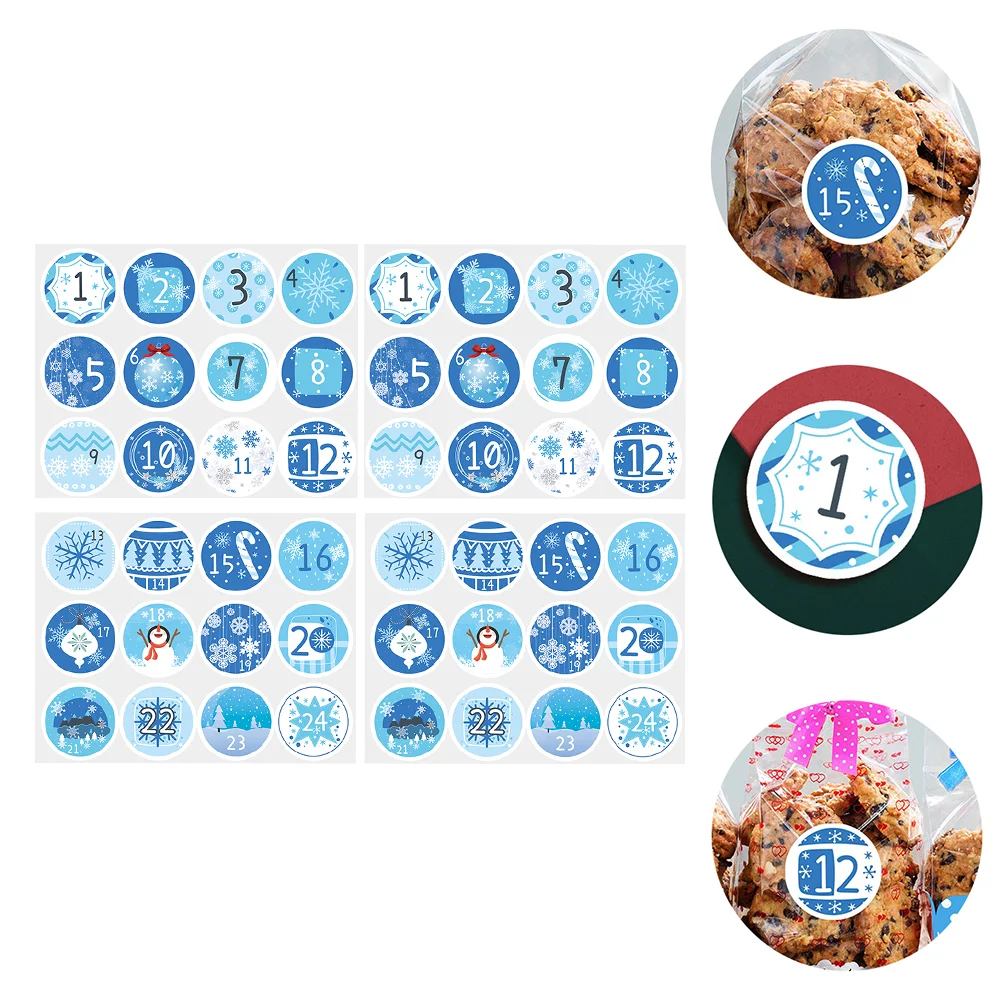 20 Sheets Xmas Snowflakes Digital Calendar Countdown Sticker Gift Bag Digital Sticker 
20 Sheets Xmas Snowflakes Digital Calendar Countdown Sticker Gift Bag Digital Sticker