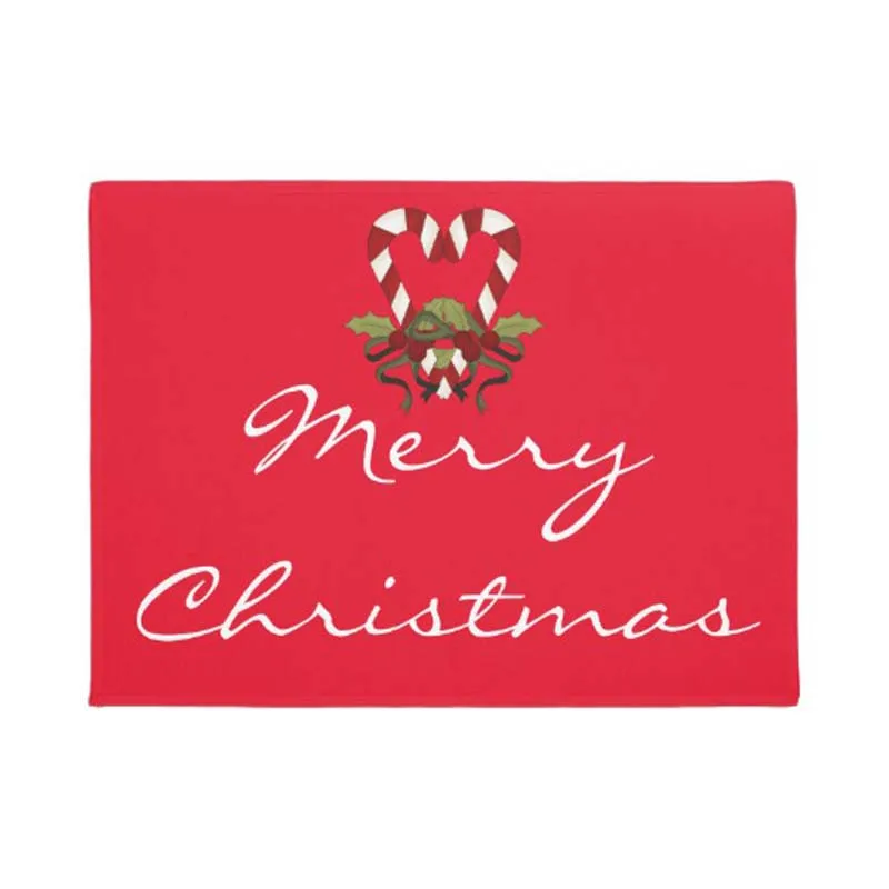Personality Candy Cane Heart Merry Christmas Doormat Inside Soft Indoor Non Slip Floor Rug for Kitchen Bathroom Rug Washable Ab
Personality Candy Cane Heart Merry Christmas Doormat Inside Soft Indoor Non Slip Floor Rug for Kitchen Bathroom Rug Washable Ab