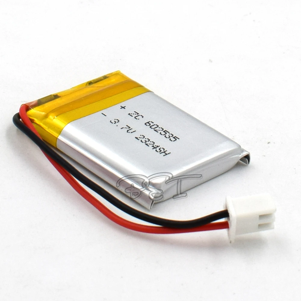 5Pcs 3.7V 600mAh Rechargeable Li-Polymer 602535 With Plug Li-ion Lithium Cell Battery For MP3 MP4 Game Player Mouse Lampe speake
5Pcs 3.7V 600mAh Rechargeable Li-Polymer 602535 With Plug Li-ion Lithium Cell Battery For MP3 MP4 Game Player Mouse Lampe speake