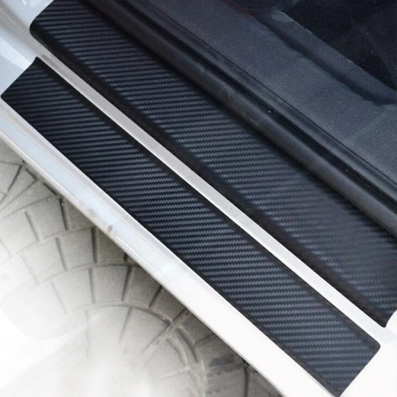 Universal Car Door Sill Guard Sticker Film 4pcs Anti Scratch Carbon Scuff Pedal Guards Cover Door Sill Plate Fiber Sticker
Universal Car Door Sill Guard Sticker Film 4pcs Anti Scratch Carbon Scuff Pedal Guards Cover Door Sill Plate Fiber Sticker