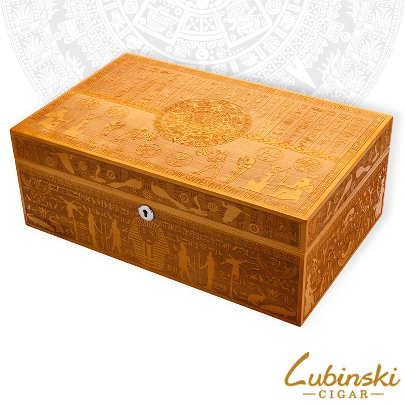 LUBINSKI Brown Cedar Wood Cigar Humidor W/Lock & Humidifier Hygrometer Case Hold 75 Cigars Box Fit Cohiba Cigar Tobacco Storage
LUBINSKI Brown Cedar Wood Cigar Humidor W/Lock & Humidifier Hygrometer Case Hold 75 Cigars Box Fit Cohiba Cigar Tobacco Storage