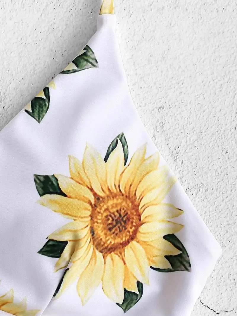 Sunflower Printed Mujer Push Up Padded Biquini Bathers Bikini Set Sexy Swimwear women's Bandage Swimsuit 2021 Bathing Suit
Sunflower Printed Mujer Push Up Padded Biquini Bathers Bikini Set Sexy Swimwear women's Bandage Swimsuit 2021 Bathing Suit