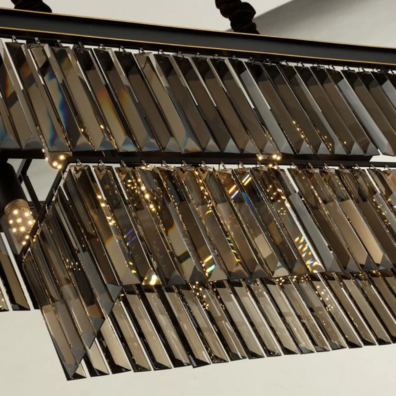 Dining room chandelier crystal chandelier dining table rectangular creative personality dining room Bar modern chandelier
Dining room chandelier crystal chandelier dining table rectangular creative personality dining room Bar modern chandelier