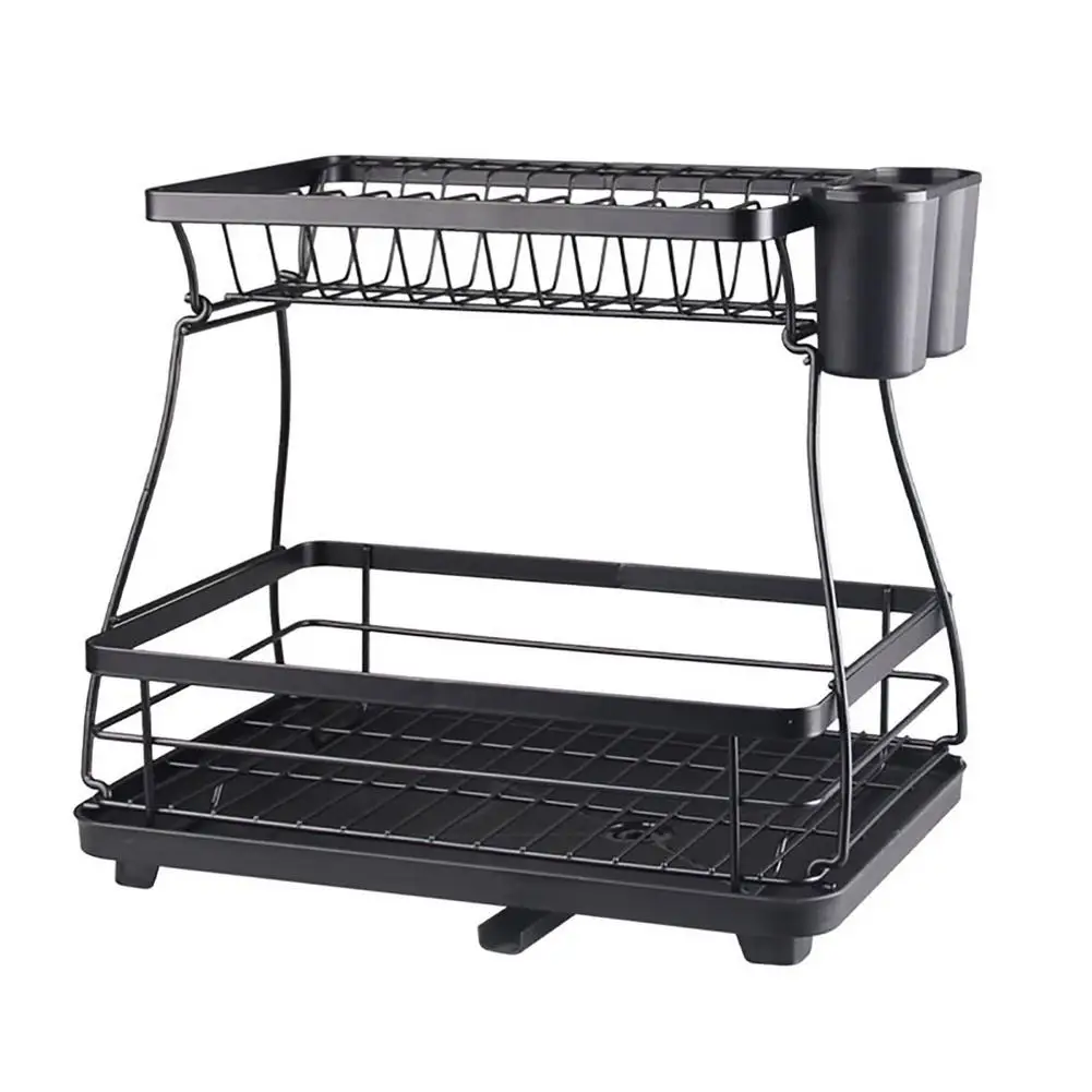 Dish Rack Dish Drying Rack 2-Tier Dish Rack Drying Rack For Kitchen Counter With Utensil Knifes Holder For Kitchen Countert
Dish Rack Dish Drying Rack 2-Tier Dish Rack Drying Rack For Kitchen Counter With Utensil Knifes Holder For Kitchen Countert