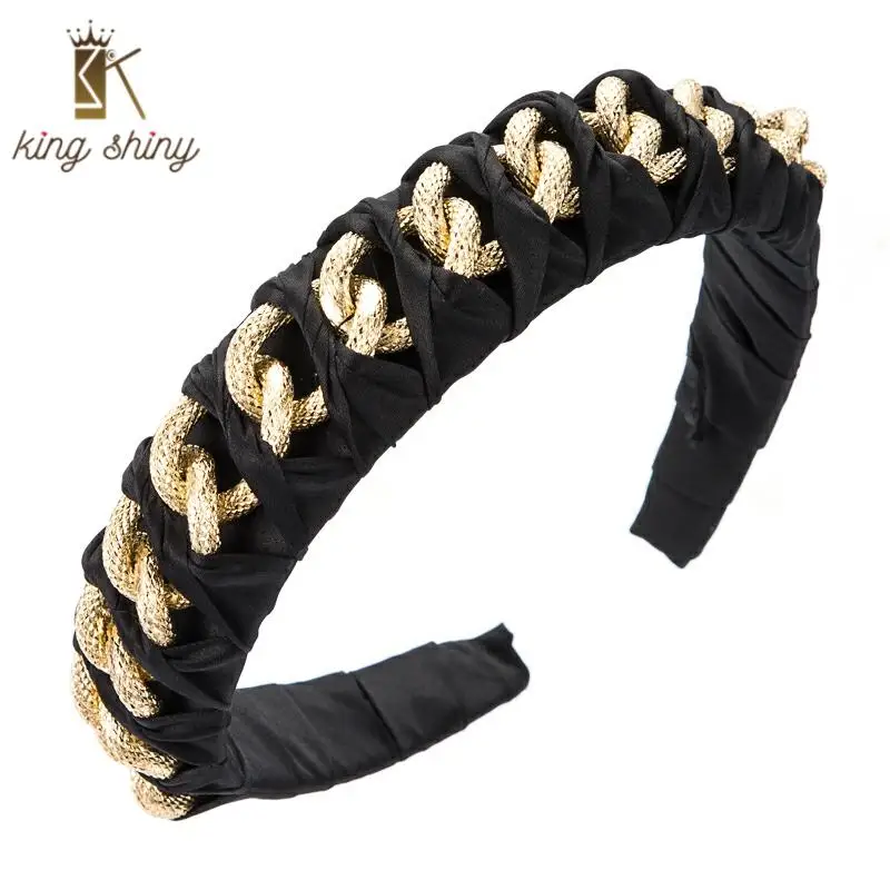 Egegant Korean Gold Color Alloy Chain Headband for Woman Vintage Hand Winding Hairband Female Party Hair Accessories Headpieces
Egegant Korean Gold Color Alloy Chain Headband for Woman Vintage Hand Winding Hairband Female Party Hair Accessories Headpieces